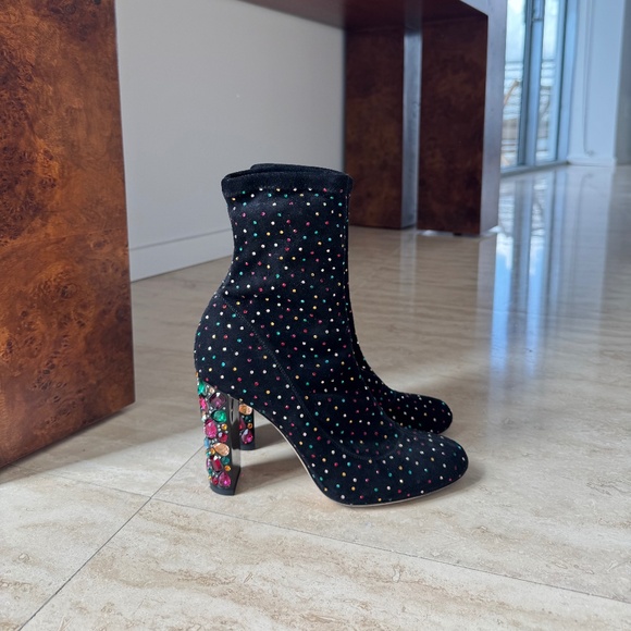 Crystal Embellished Jimmy Choo Ankle Boots - Picture 1 of 7